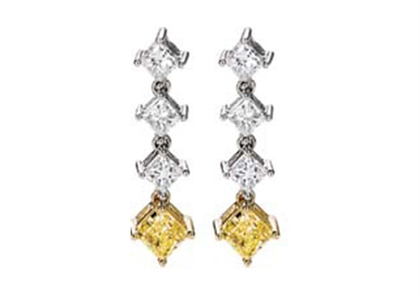 CZ Studded Gemstone Earring